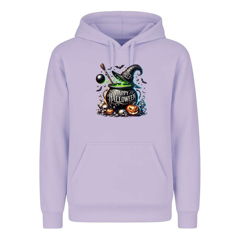 Sudadera Happy Halloween Caldero Bruja Calabaza Unisex