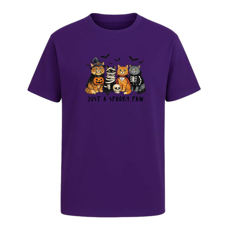 Playera Gatos Disfraz Infantil Squad Gatuno Halloween