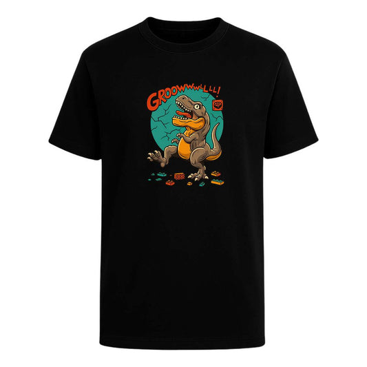 Playera Dinosaurio Pisa Bloques Broma Divertida Meme Unisex