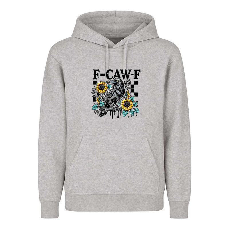 Sudadera F-caw-f Cuervo Humor Negro Broma Divertida Infantil