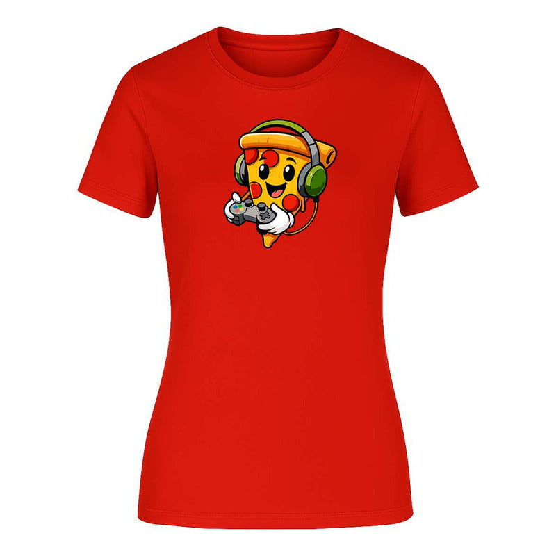 Playera "Pizza Gamer" con Audífonos - Dama
