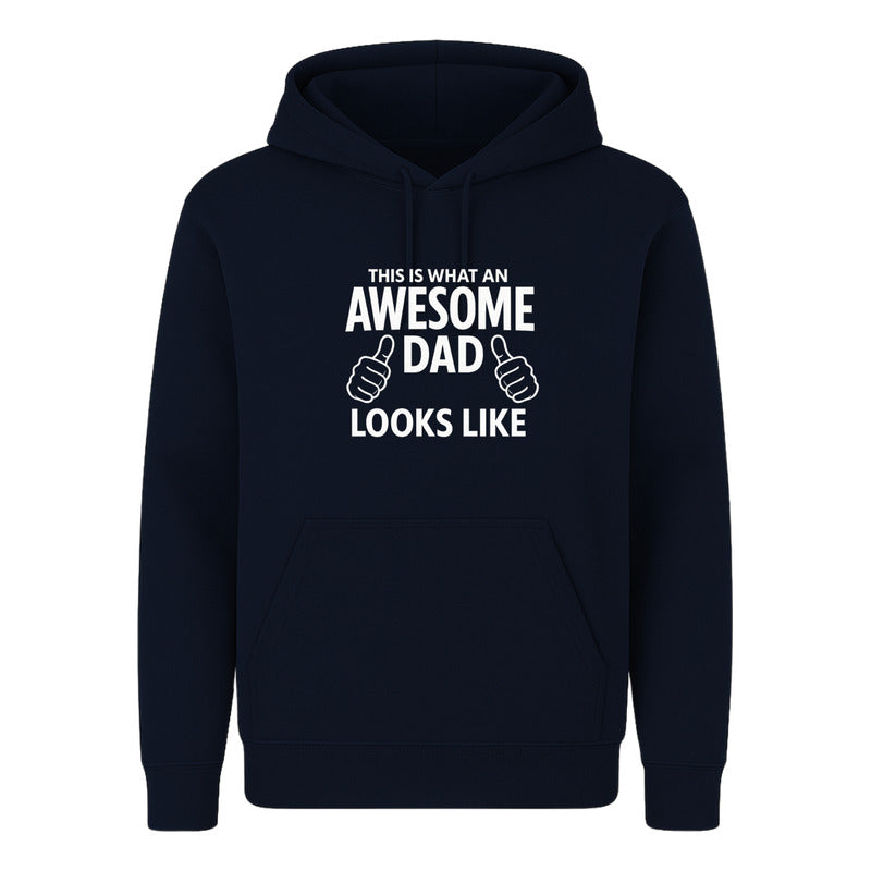 Sudadera Para Papá Awesome Dad Diseño Divertido Unisex