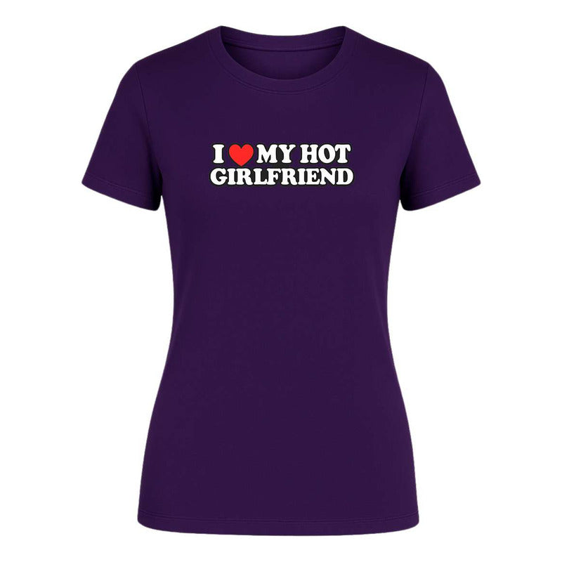 Playera "I Love My Hot Girlfriend" - Dama
