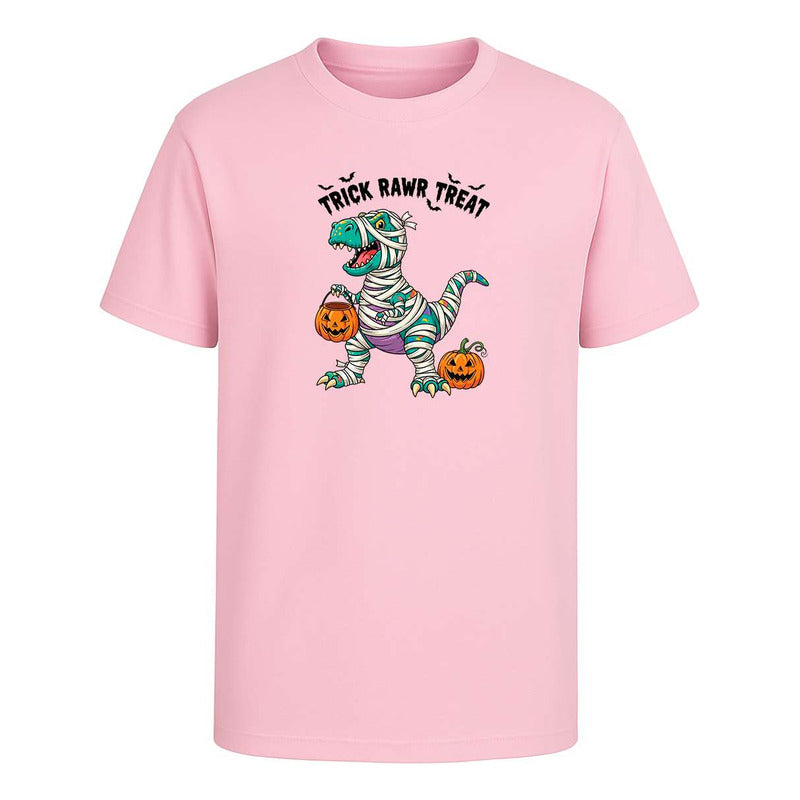 Playera Dinosaurio Halloween Trick Rawr Treat Infantil