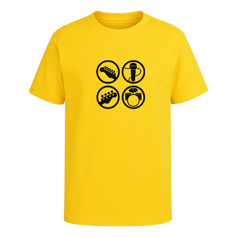 Playera "Instrumentos Musicales" Rock - Infantil