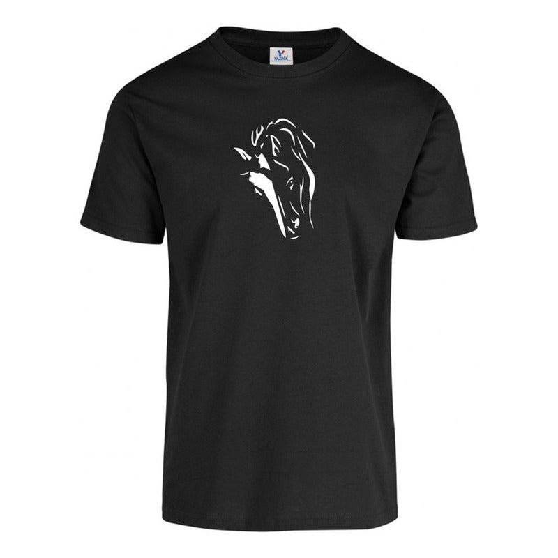 Playera para hombre KreaLab con diseño de caballo, tela cómoda y estilo moderno para uso casual.