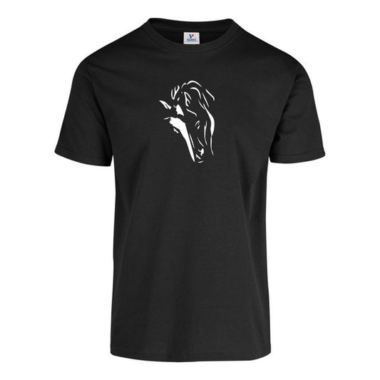Playera para hombre KreaLab con diseño de caballo, tela cómoda y estilo moderno para uso casual.