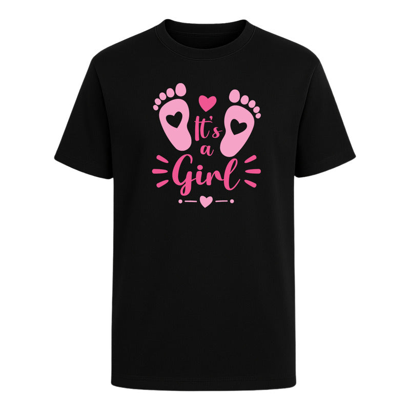 Playera "It's A Girl" Huellitas - Dama