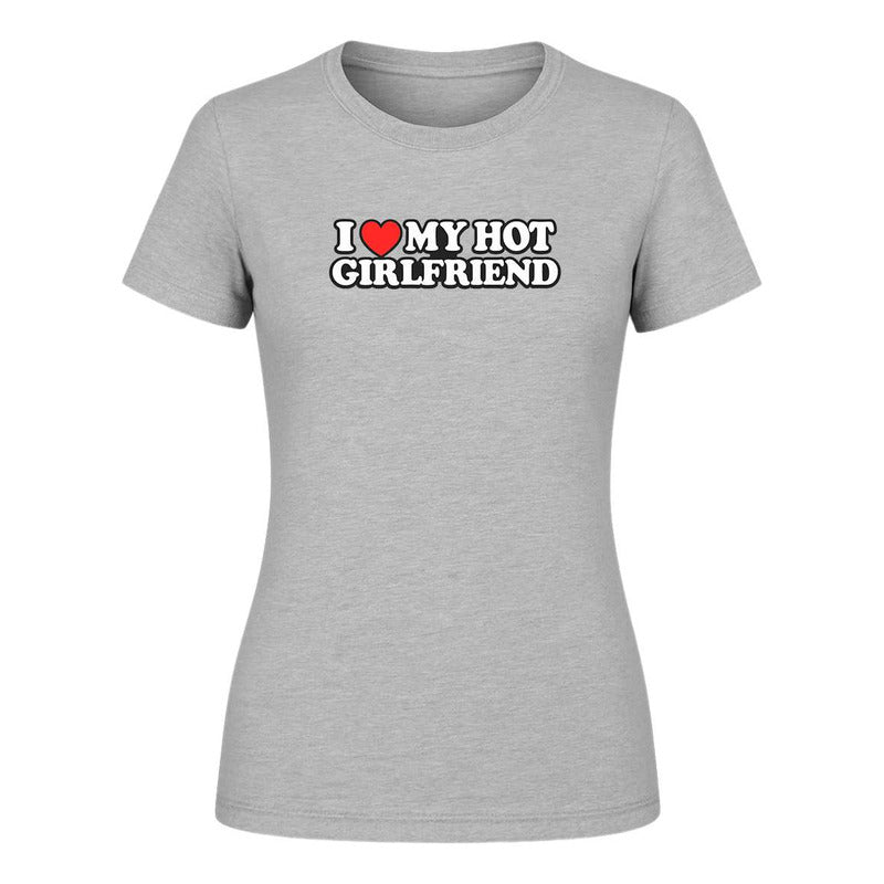 Playera "I Love My Hot Girlfriend" - Dama