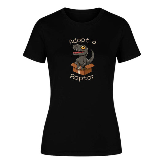 Playera "Adopt A Raptor" Dinosaurios - Dama