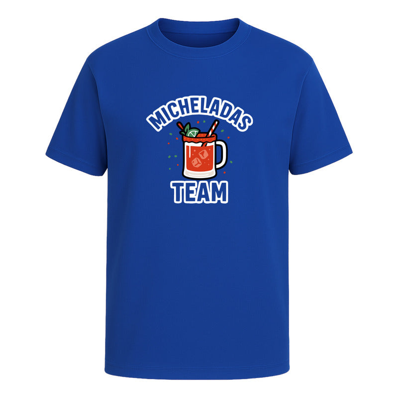 Playera Micheladas Team Unisex Bar, Antro Y Amigos