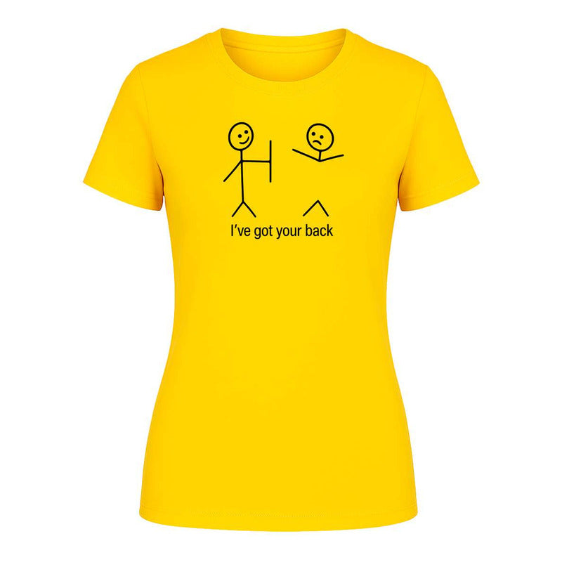 Playera "I've Got Your Back" Frase Broma - Dama