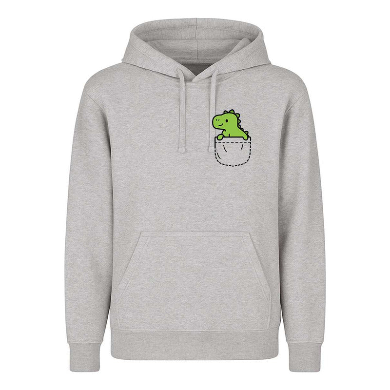 Sudadera Dinosaurio En Bolsillo Tierno Regalo Unisex