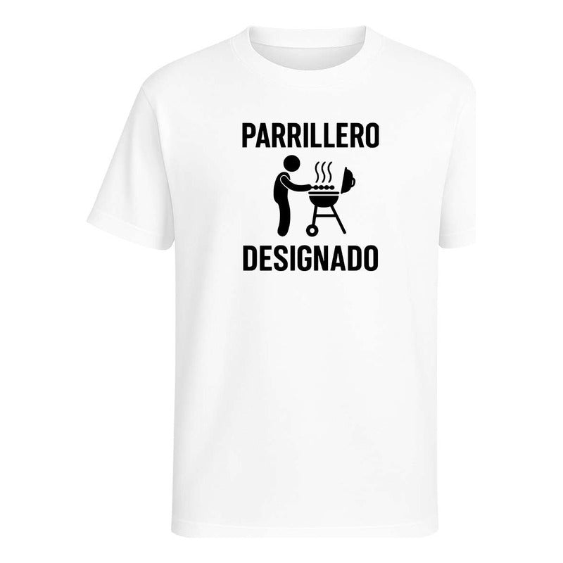 Playera Parrillero Designado Rey De La Parrilla Bbq Infantil