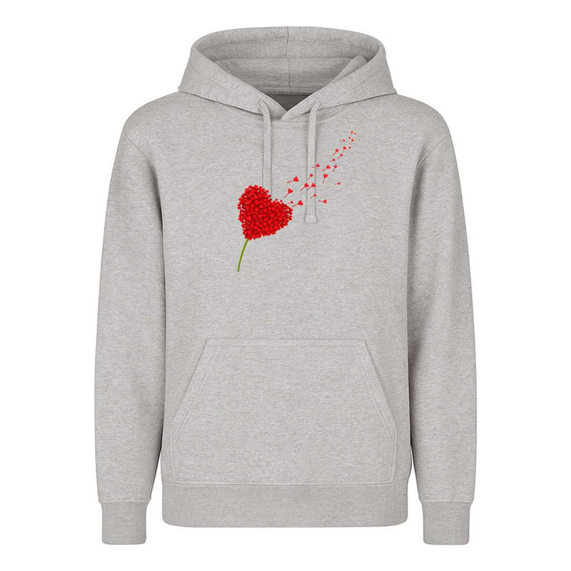 Sudadera Corazón Flor Pétalos Amor Romántica Pareja Infantil