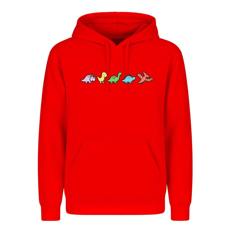 Sudadera Dinosaurios Kawaii Divertida Minimalista Unisex