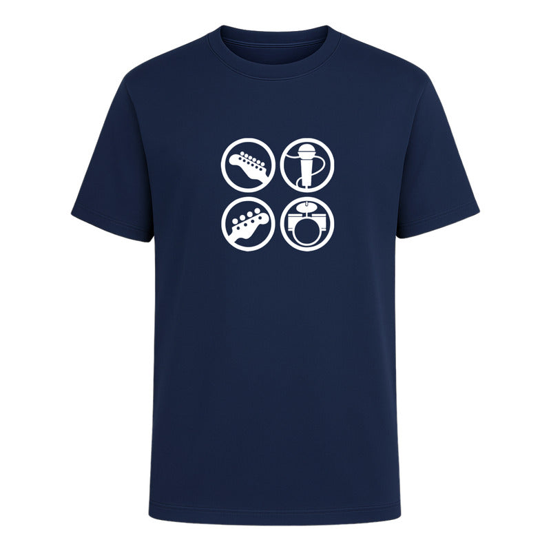 Playera "Instrumentos Musicales" Rock - Infantil