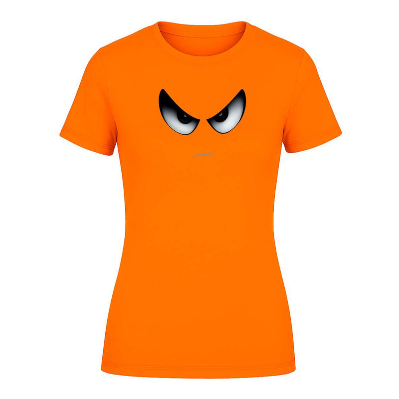 Playera "Cara Enojada" Ojos Enfadados - Dama