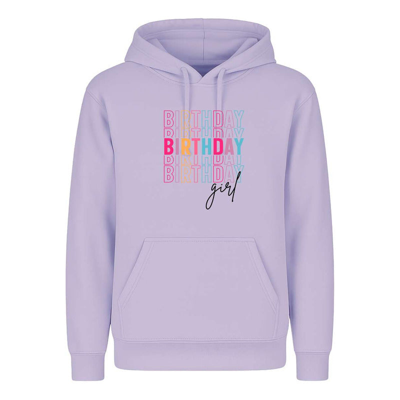 Sudadera Birthday Girl Multicolor Para Cumpleaños Unisex