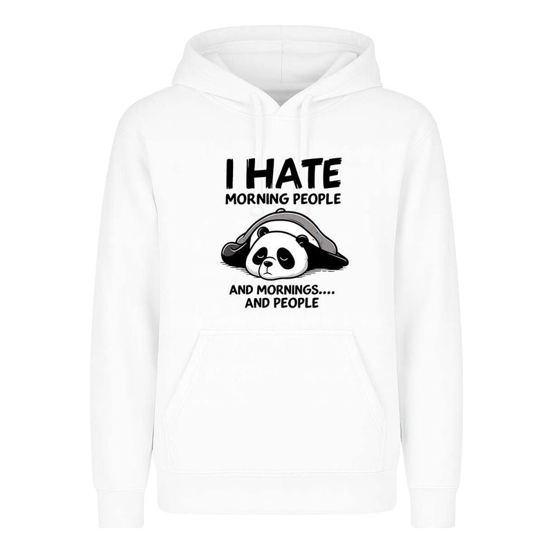 Sudadera I Hate Morning People Panda Meme Broma Unisex