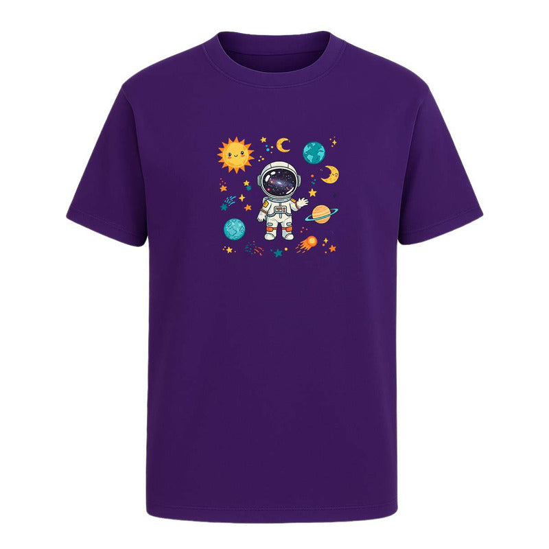 Playera "Astronauta Kawaii" Sistema Solar - Infantil