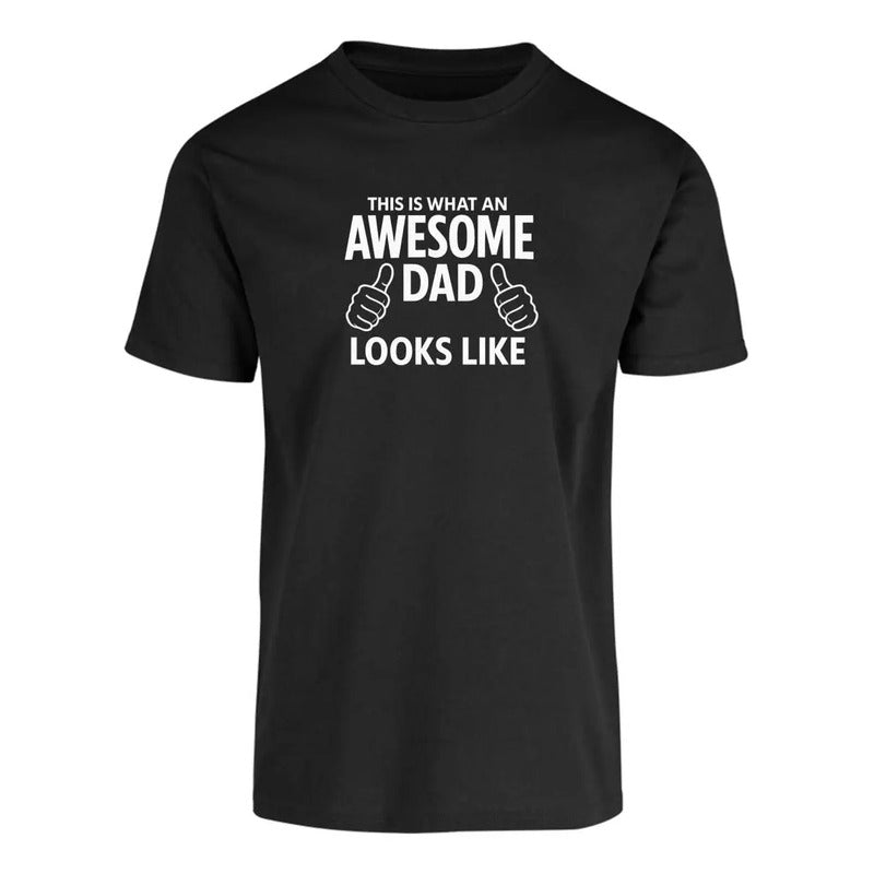 Playera Awesome Dad Día Del Padre  Regalo Original