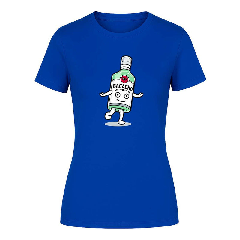 Playera "Bacacho Botella Bailando" Humor - Dama