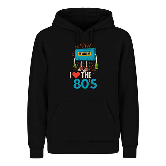 Sudadera I Love The 80s Cassette Retro Nostalgia Infantil