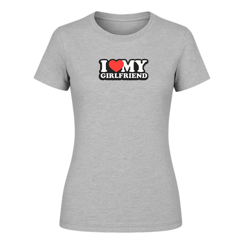 Playera "I Love My Girlfriend" - Dama