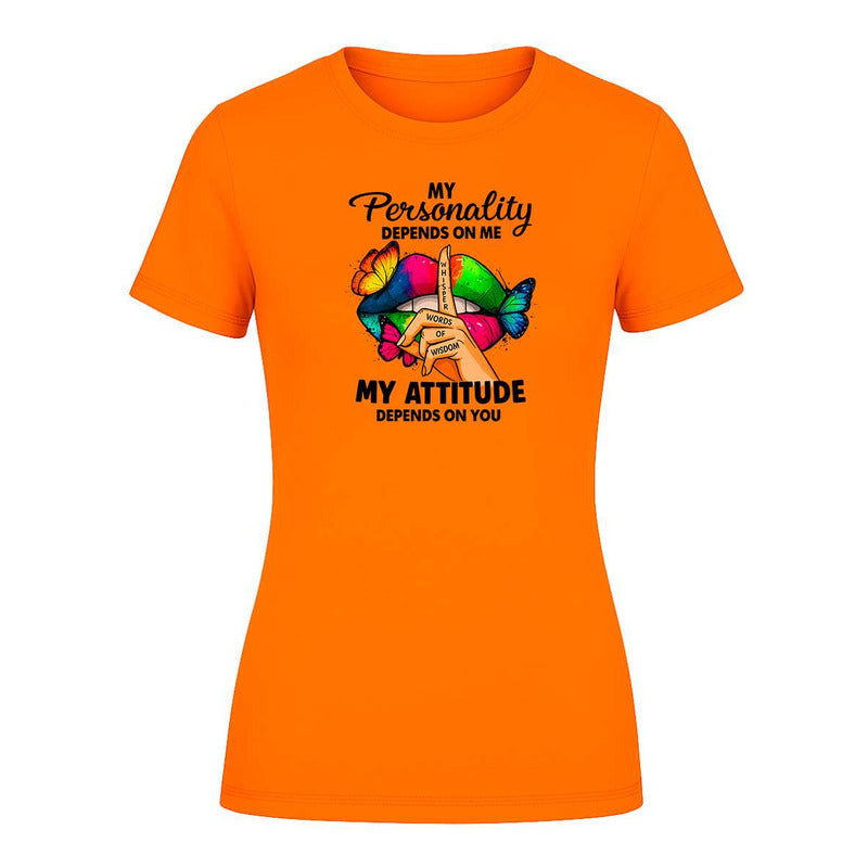 Playera "My Personality My Attitude" - Dama
