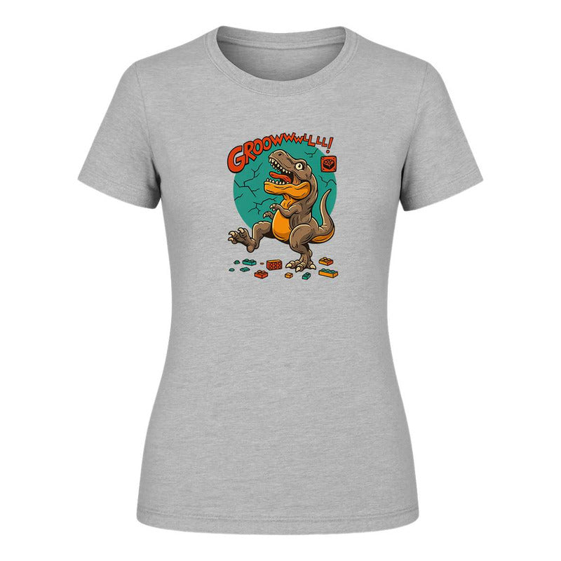 Playera "Dinosaurio Bloques" Divertida - Dama