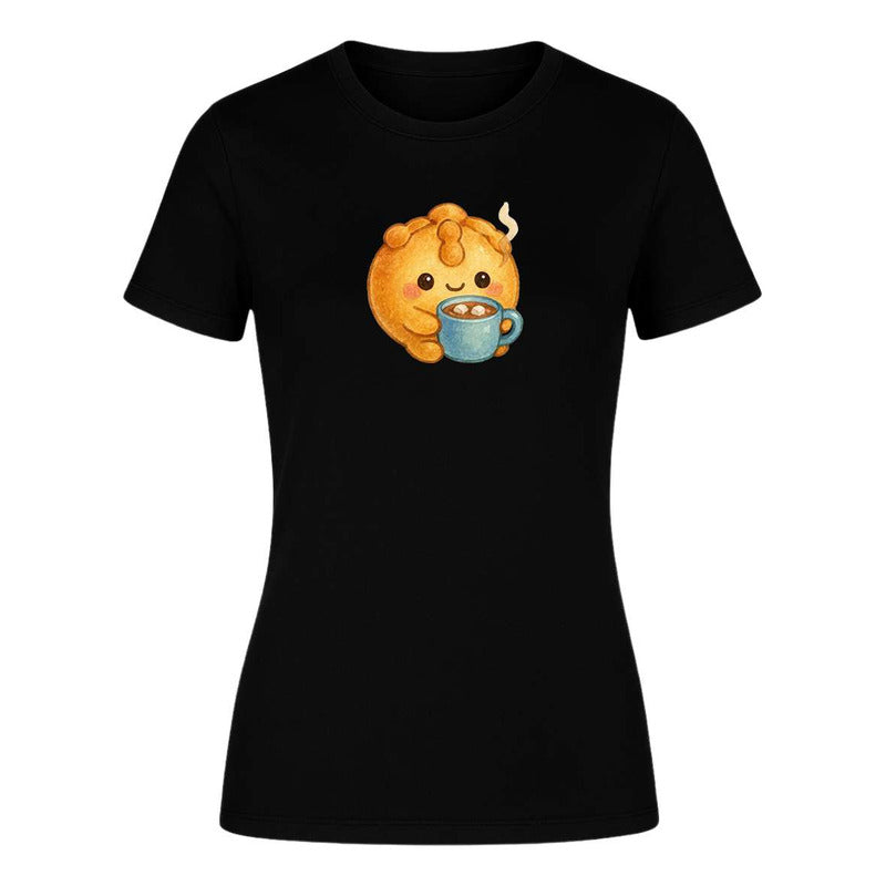 Playera Pan De Muerto Kawaii Con Chocolate Cute De Dama