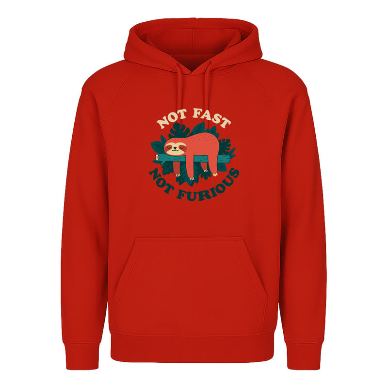 Sudadera Not Fast Not Furious  Diseño De Perezoso Divertido