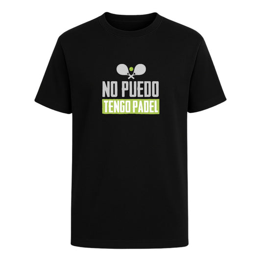 Playera No Puedo Tengo Pádel Infantil Frase Divertida