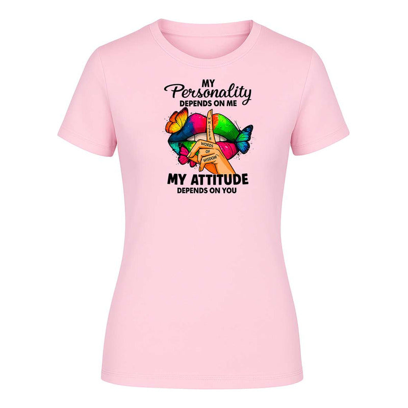Playera "My Personality My Attitude" - Dama