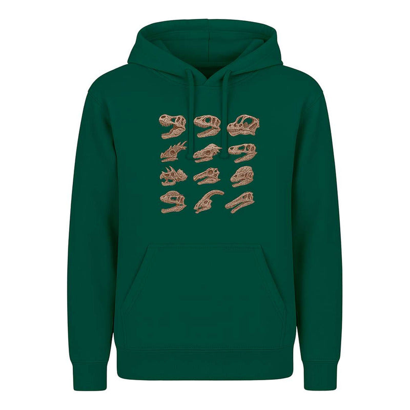 Sudadera Cráneos De Dinosaurio Fósiles Museo Ciencia Unisex