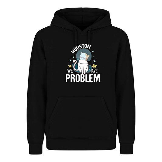 Sudadera Houston We Have Problem Gato Meme Divertida Unisex