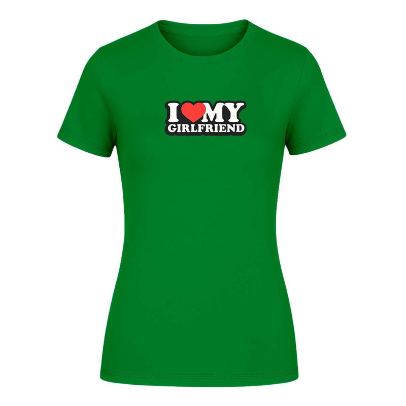 Playera "I Love My Girlfriend" - Dama