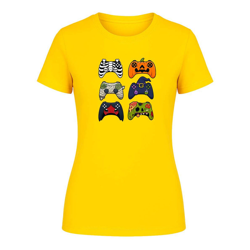 Playera Controles Gamer Halloween Videojuegos Regalo De Dama