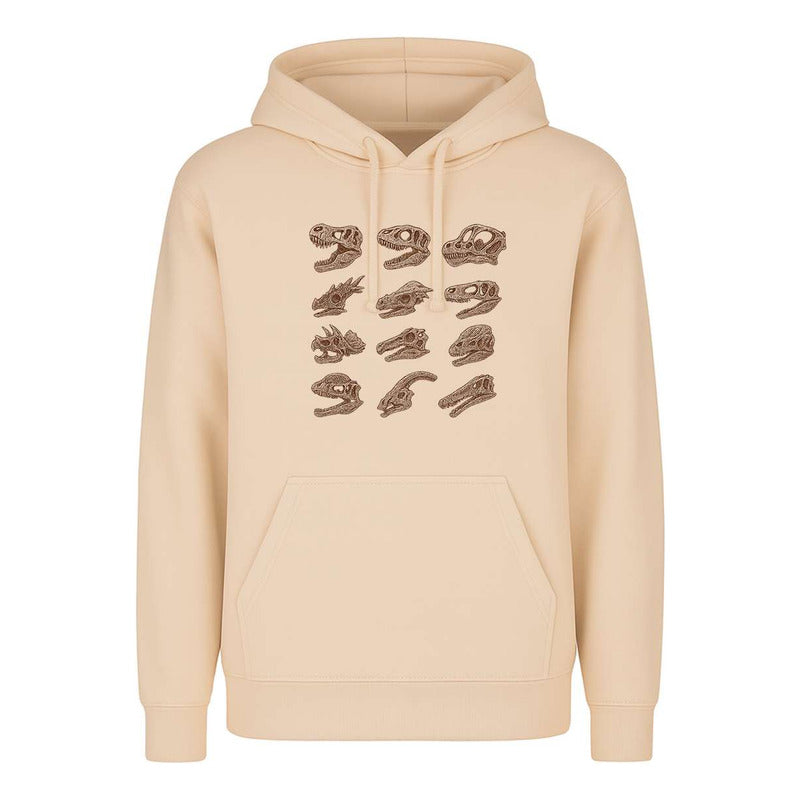 Sudadera Cráneos De Dinosaurio Fósiles Museo Ciencia Unisex