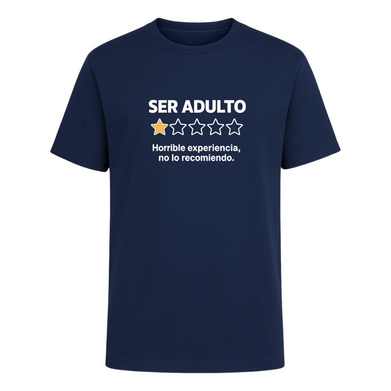 Playera "Ser Adulto No Lo Recomiendo" - Hombre