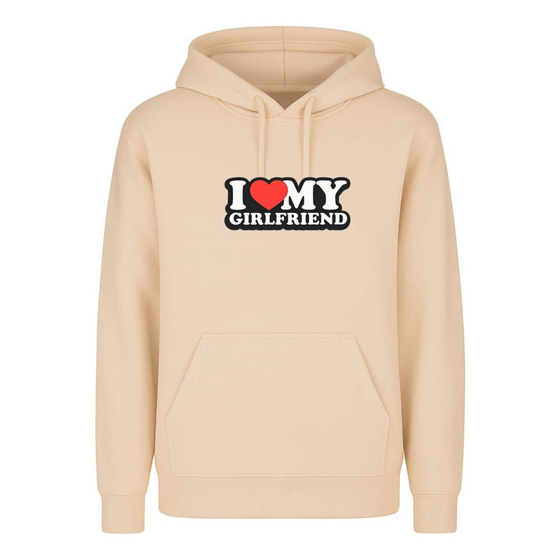 Sudadera I Love My Girlfriend Amor Pareja Regalo Unisex