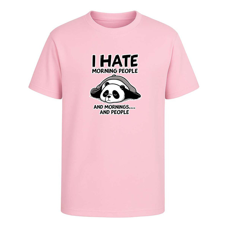 Playera "I Hate Morning People" Panda - Hombre