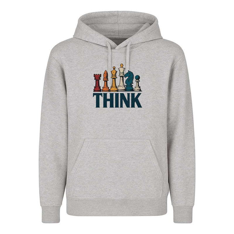 Sudadera Think Ajedrez Frase Estrategia Fans Regalo Infantil