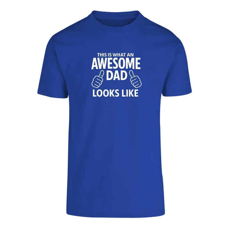 Playera Awesome Dad Día Del Padre  Regalo Original