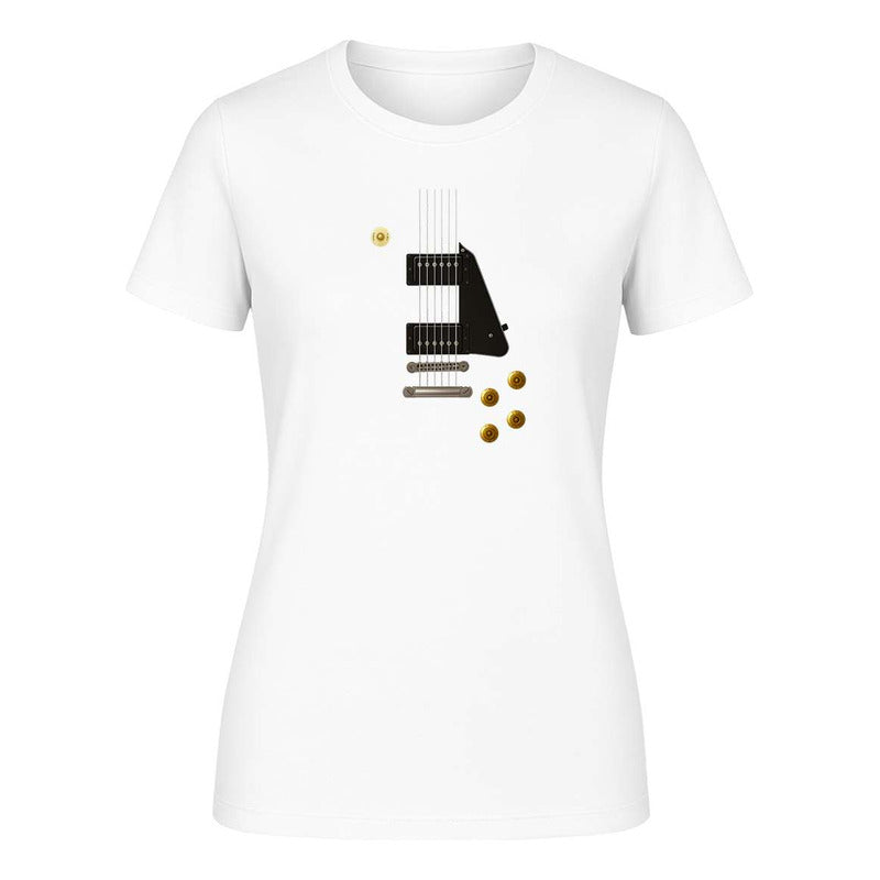 Playera "Guitarra Eléctrica" Rock Metal - Dama
