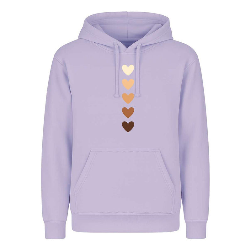 Sudadera Corazones Inclusión Igualdad Regalo Amor Unisex