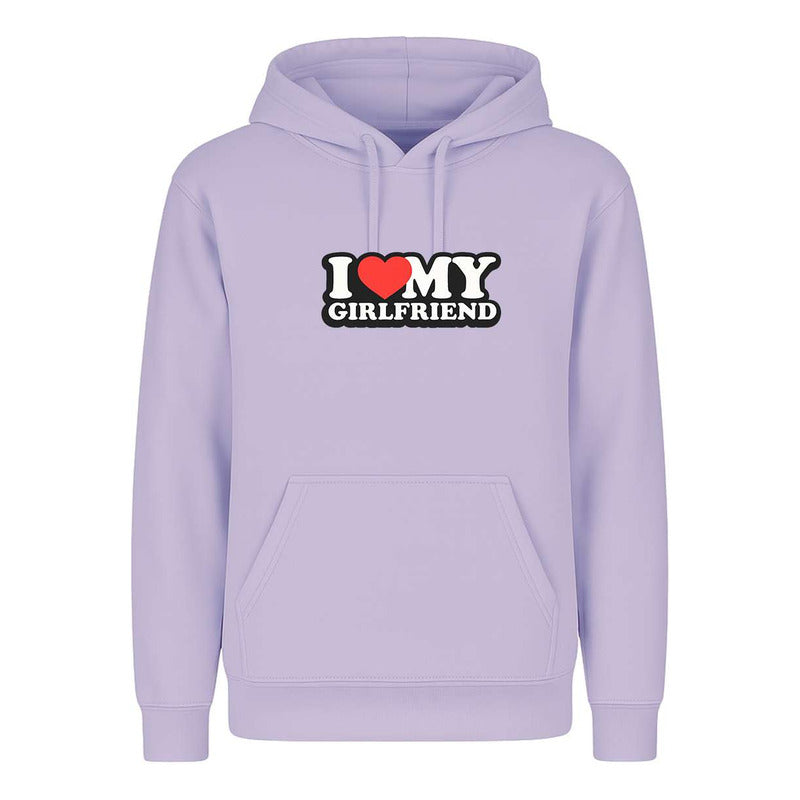 Sudadera I Love My Girlfriend Amor Pareja Regalo Unisex