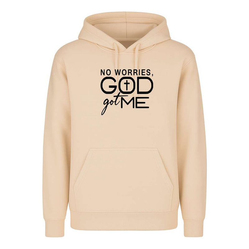 Sudadera No Worries God Got Me Cristiana Fe Oración Unisex
