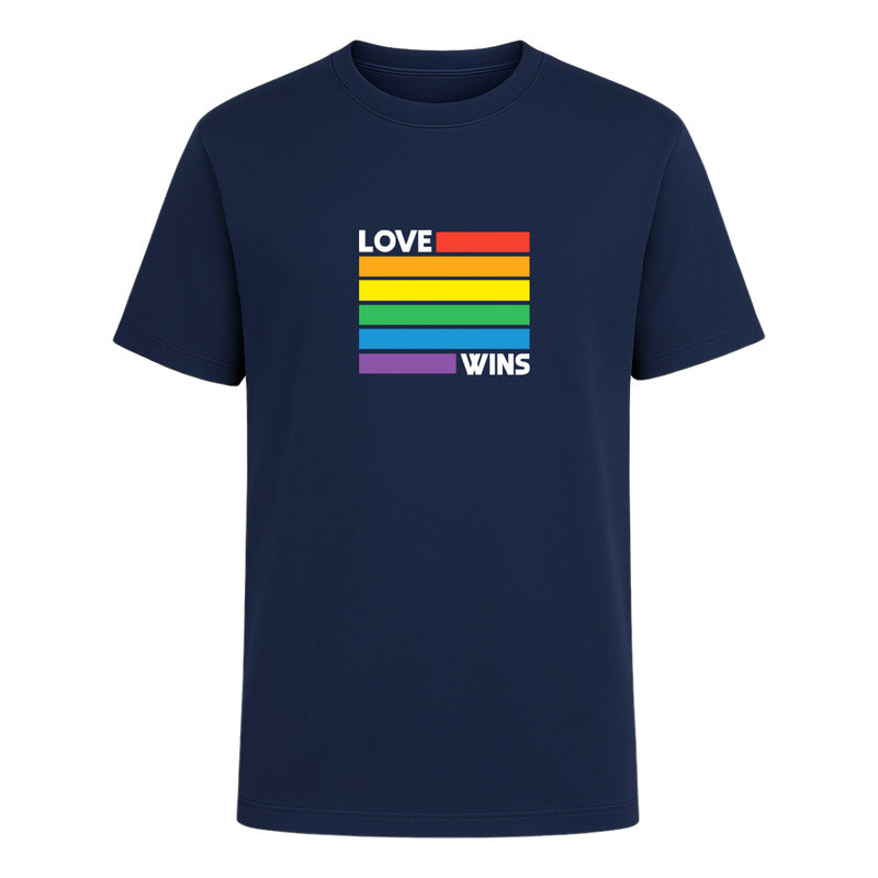 Playera Love Wins Lgbt Arcoíris Orgullo Gay Unisex